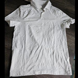 H&M mens white Polo Shirt slim fit size medium new never worn